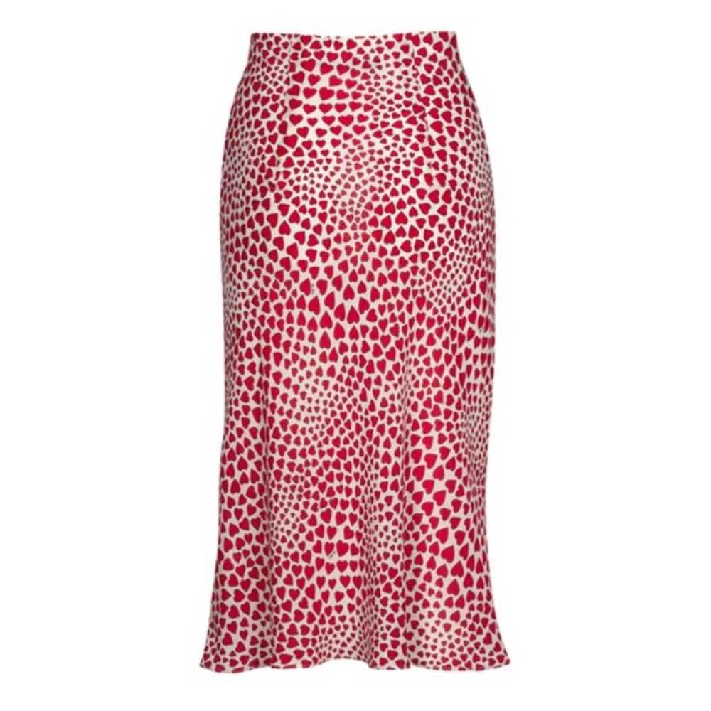 Realisation Par Naomi heart midi skirt